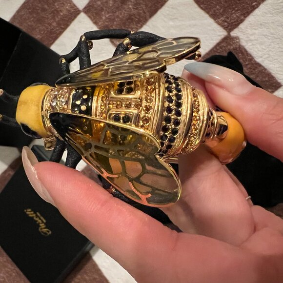 Pasotti Bijoux Bee Bracelet - Enamel and Swarovski Crystals - MADE IN ITALY - Picture 6 of 6